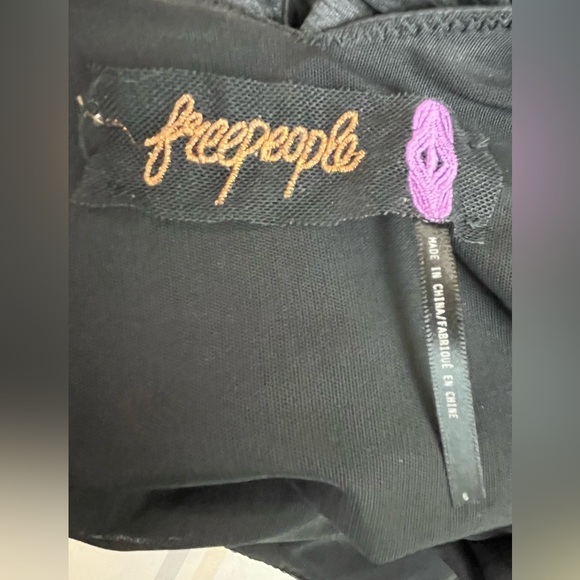 Free People Black Label ‘Look of Love’ Black Ruched Dress - Picture 9 of 9